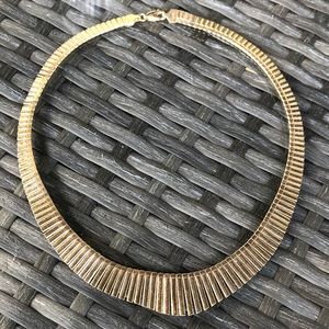 Vintage Sterling Silver/Gold Over Necklace